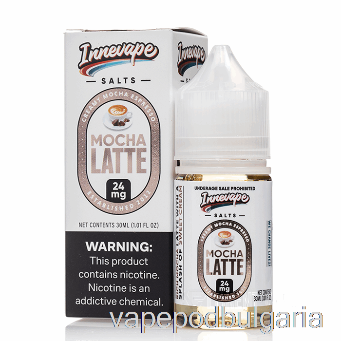 Vape Bulgaria Mocha Latte - Innevape Salts - 30ml 50mg